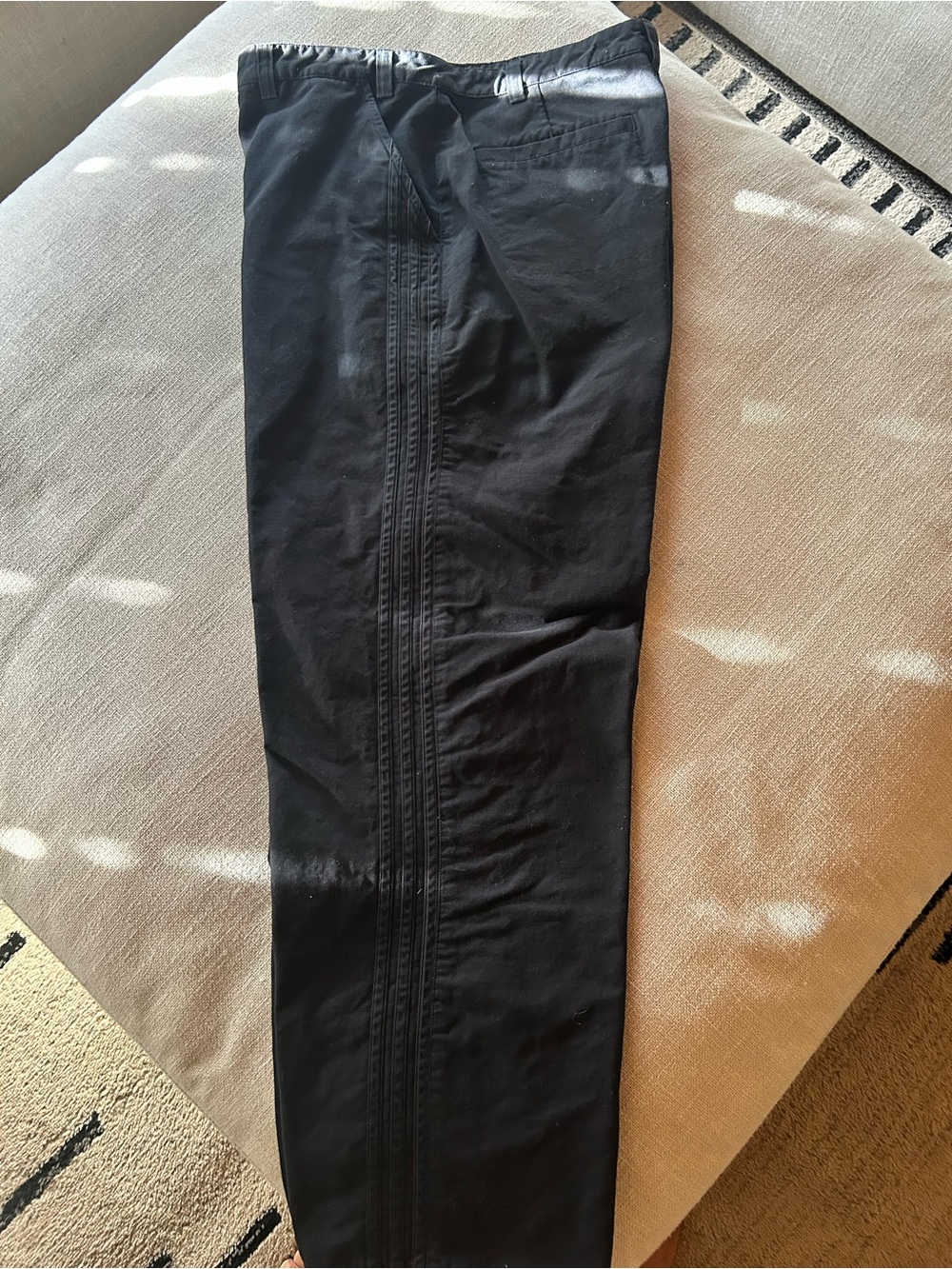 adidas skate line Black Men's baggy skater chinos